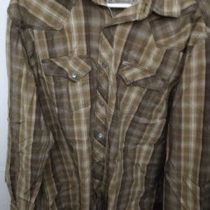 Snap down western shirt